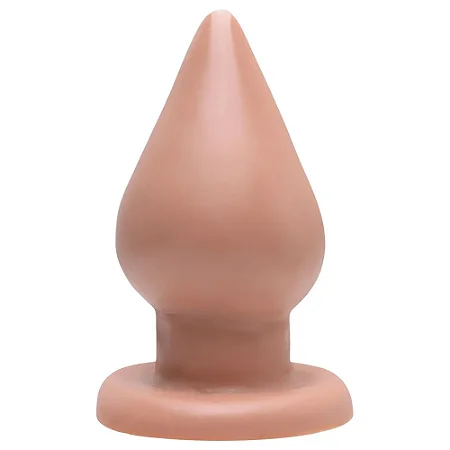 PLUG ANAL GIGANTE - 17x10CM - COR BEGE