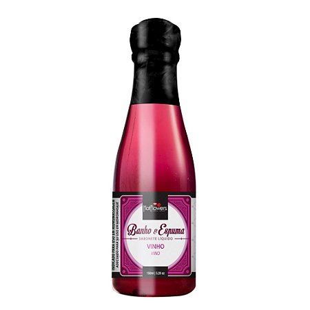 HOT FLOWERS - SABONETE ÍNTIMO BANHO E ESPUMA VINHO - 150ML