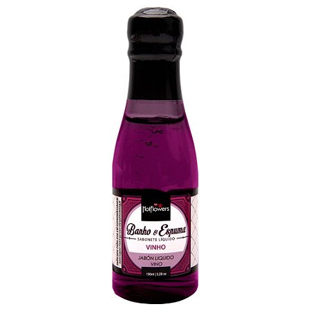 HOT FLOWERS - BANHO DE ESPUMA VINHO - 150ML