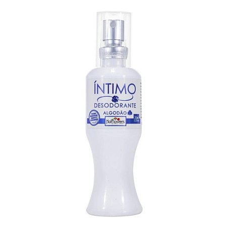 HOT FLOWERS - DESODORANTE ÍNTIMO UNISSEX ALGODÃO DOCE - 35ML