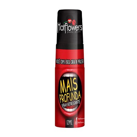 HOT FLOWERS - MAIS PROFUNDA GEL PARA SEXO ORAL MAIS PROFUNDO - 12ML