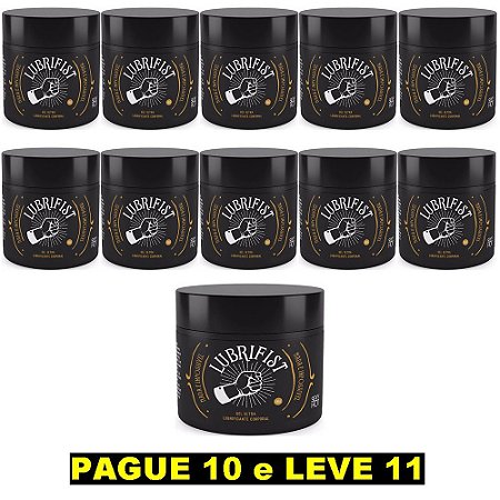 SEXYHOT LUBRIFIST - LUBRIFICANTE CREME PARA FISTING FUCK - 500GR - KIT COM 11 UNIDADES