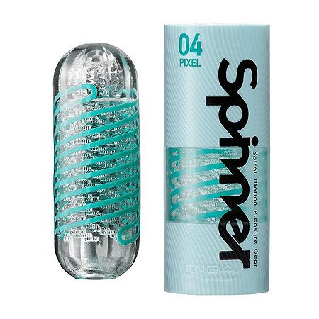 TENGA SPINNER PIXEL - MASTURBADOR MASCULINO COM TEXTURA