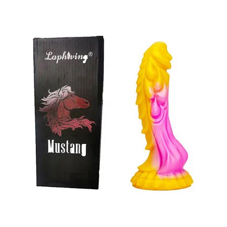 PÊNIS MONSTRO EM SILICONE COLORIDO - 18,5CM