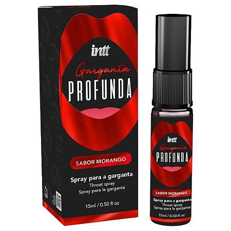 INTT PROFUNDA - SPRAY FACILITADOR DE SEXO ORAL GARGANTA PROFUNDA - AROMA MORANGO