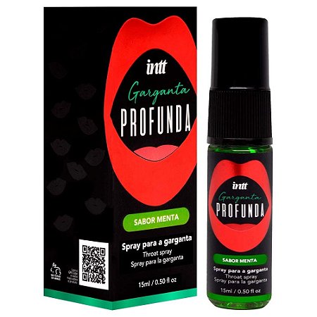 INTT PROFUNDA - SPRAY FACILITADOR DE SEXO ORAL GARGANTA PROFUNDA - AROMA MENTA - 15ml