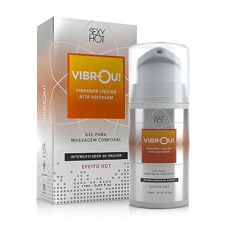 Vibrou! - Vibrador Líquido Com Efeito HOT - 17ml