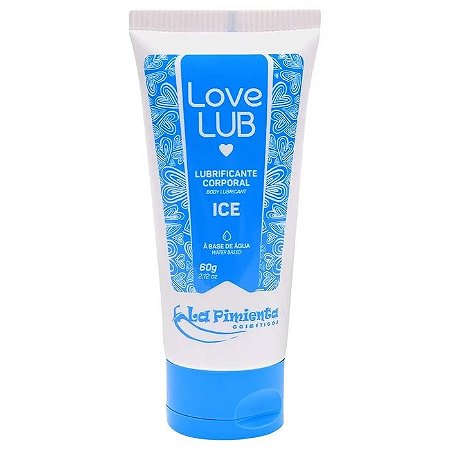 La Pimienta Love Lub - Lubrificante íntimo a base d'água com efeito refrescante 60gr - ICE