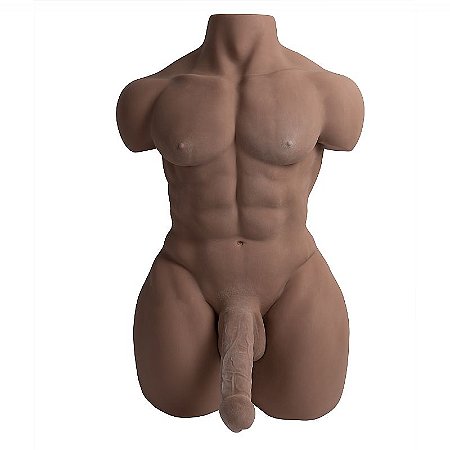 Homem em CyberSkin com ânus penetrável e pênis vertebrado de 20cm