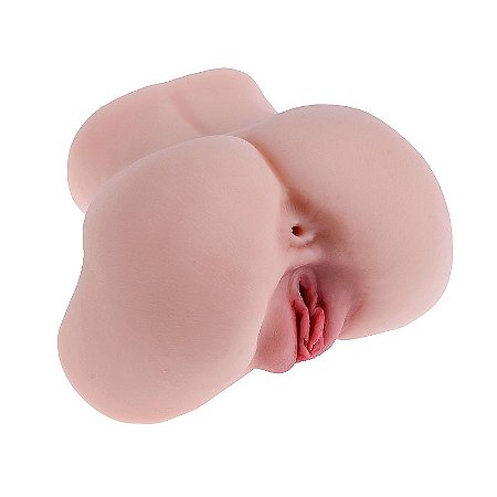 BUTT OFFICE - MASTURBADOR EM FORMATO DE BUNDA SUPER REALÍSTICO EM CYBER SKIN- VAGINA E ÂNUS - 21 X 14 CM