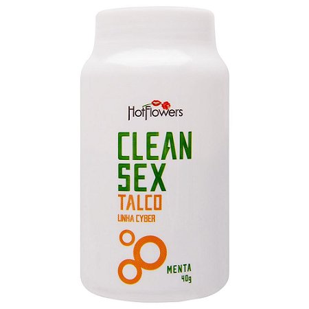 Hot Flowers Clean Sex - Talco Linha Cyber 40G