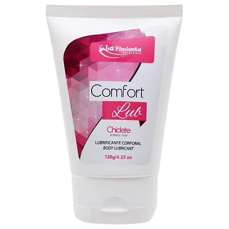 La Pimienta Comfort Lub beijável - Lubrificante íntimo a base d'água 120gr - aroma chiclete