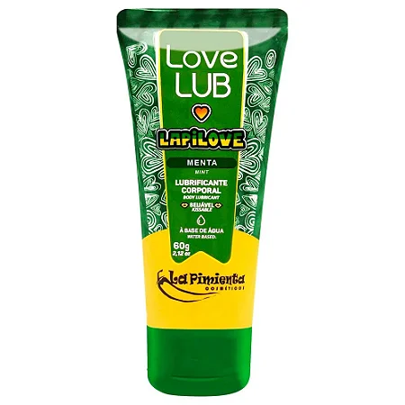 La Pimienta LapiLove - Lubrificante beijável - 60G - aroma menta