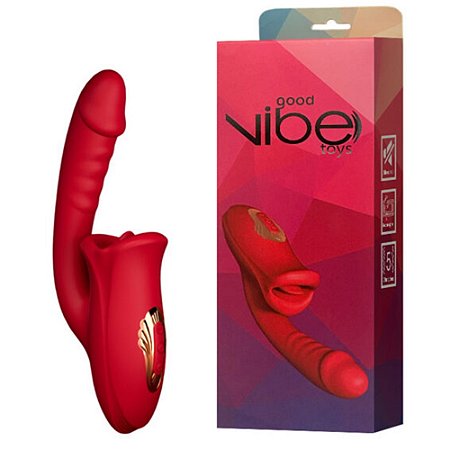 Mouth Shaped Lip Biting Vibrator With G Spot Vibrator - Vibrador recarregável em formato de boca com estimulador de ponto G