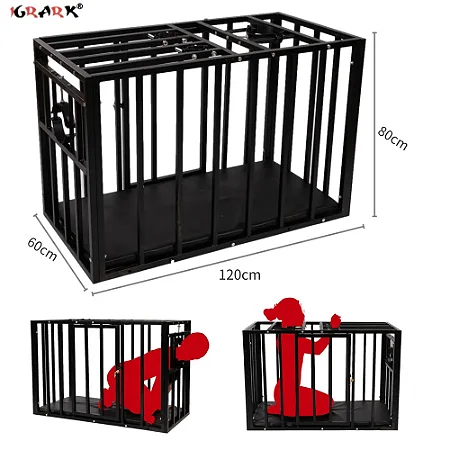 SEX FURNITURE FETISH LARGE LOVE CAGE BDSM - Gaiola com Orifícios Ajustáveis para Cabeça e Punhos