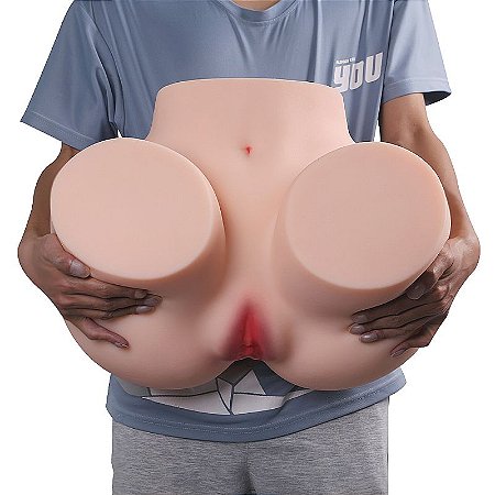 GIANT ASS - Masturbador bunda gigante com vagina e ânus em cyber skin com 20kg