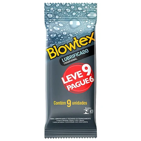 Blowtex - Preservativo Tradicional Lubrificado - 06 Unidades