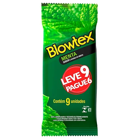 Blowtex Preservativo Sabor Menta - 06 Unidades