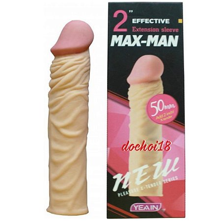 YEAIN MAX-MAN - Capa peniana extensora possui veias salientes e glande