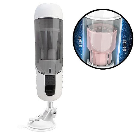 Xocoo Green Baby - Masturbador Lanterna com Vai e Vem / Rotação com Led