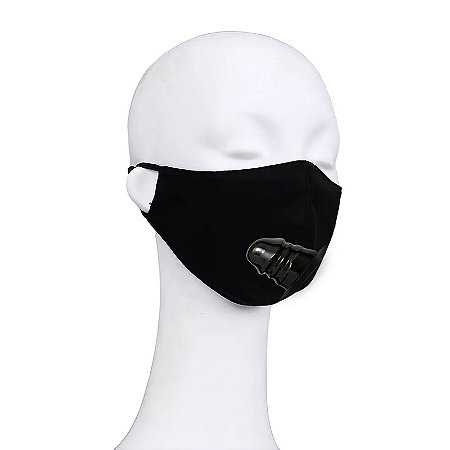 Máscara facial com mini pênis removível