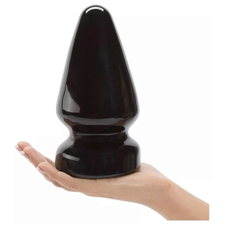 CHISA RUBICON - Plug anal extra grande com ventosa - 18x9cm