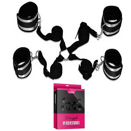 LOVETOY STRUGGLE - KIT BONDAGE COM 4 AMARRAS