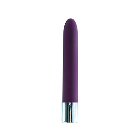 SEU VIBRO - VIBRADOR PERSONAL COM TEXTURA AVELUDADA E 10 MODOS DE VIBRAÇÃO - 14,5 X 2,5 CM | COR: ROXO