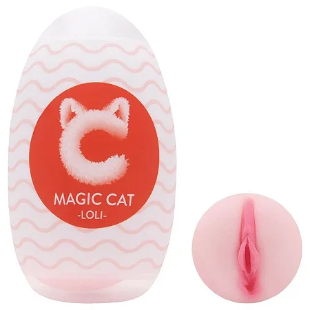 Magic Cat - EGG Loli Masturbador Masculino em Forma de Ovo Orifício de Vagina