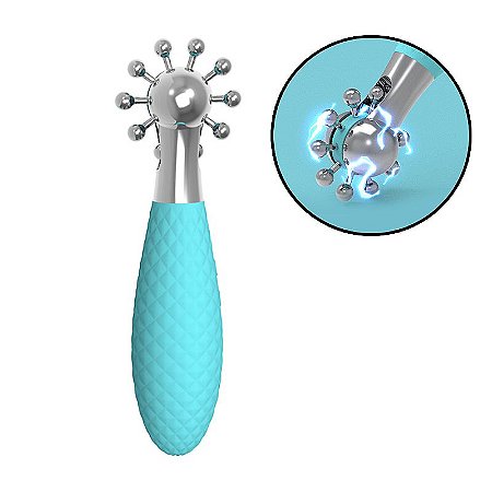Vibrador recarregável com estimulação de choque