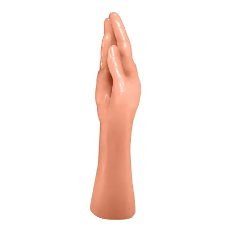 Realistic big dildo Hand Finger - Mão Erótica Realística - 29 x 6,2cm - cor bege