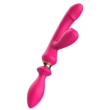Serendipity - Vibrador de ponto G e clitóris com plug anal recarregável