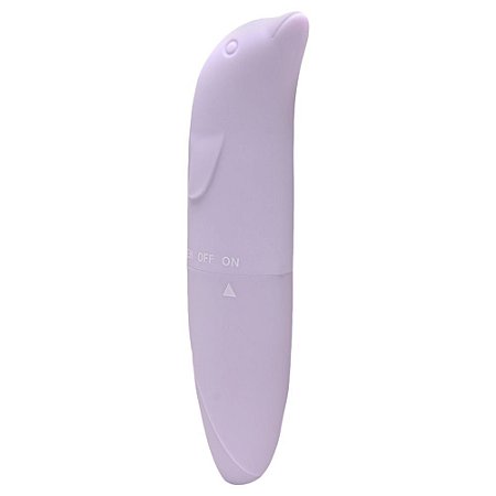 Golfinho - Vibrador de Ponto G Aveludado - cor lilás