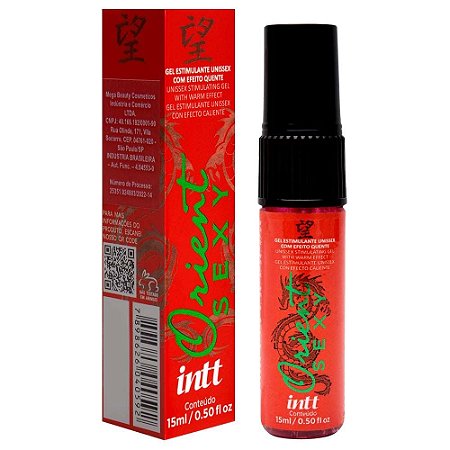 Intt Orient (Chinesinha) - Excitante unissex em spray que tem a função de esquentar