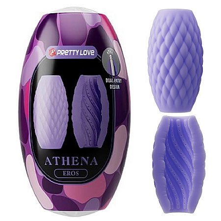 Pretty Love Athena Eros - egg masturbador texturizado vazado - cor lilás