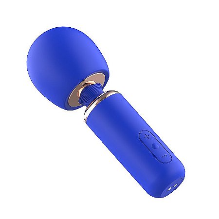 Max - massageador varinha mágica recarregável - cor azul