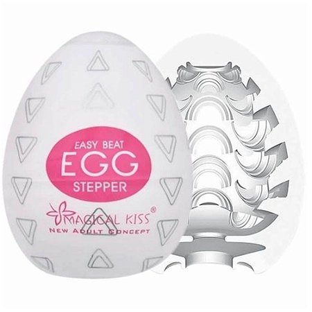 EGG MAGICAL KISS - MASTURBADOR MASCULINO EM FORMA DE OVO - MODELO STEPPER