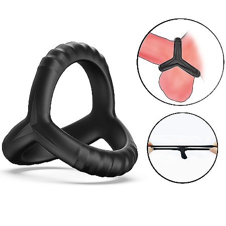 M2 - Anel peniano duplo silicone forte e flexível