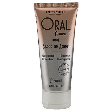 PESSINI Oral Gourmet - Gel para sexo oral comestível com função de aquecimento - aroma Coconut