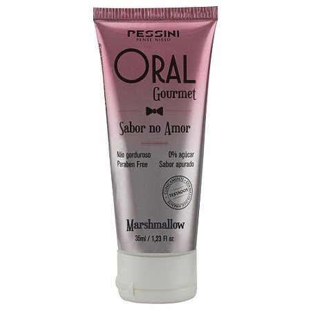 PESSINI Oral Gourmet - Gel para sexo oral comestível com função de aquecimento - aroma Marshmallow
