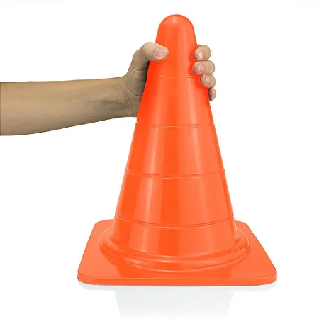 Realistic big butt plug Cone reto grande - Plug Anal Grande Flexível 29 x 16cm - cor laranja