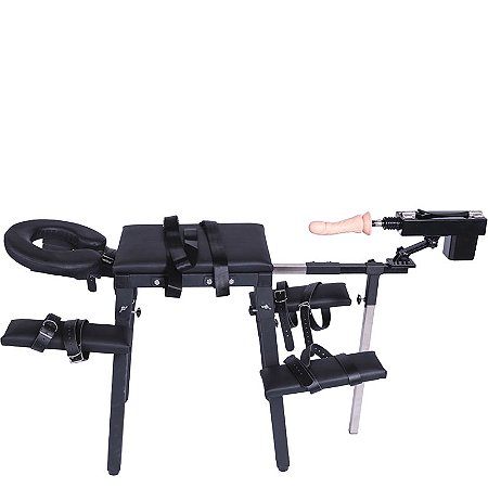 THRUSTING FUCK SEX MACHINE BDSM FURNITURE RESTRAINT - Máquina de sexo com cadeira de obediência e alças de retenção