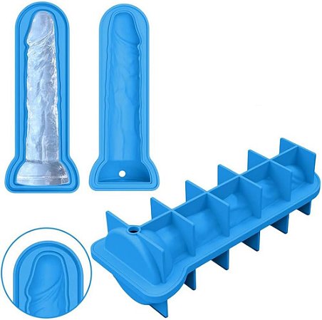 FORM ICE - forma de silicone para gelo em formato pênis