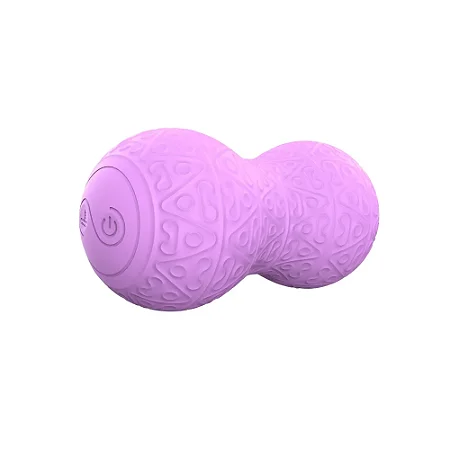 Vibrating Massage Peanut Ball - massageador corporal formato de amendoim vibratório recarregável com aquecimento