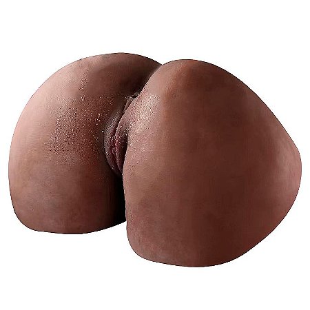 Nefertiti - grande bunda masturbadora em cyber skin - cor chocolate
