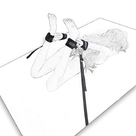 Kit de Bondage para Cama - Mãos e Pés