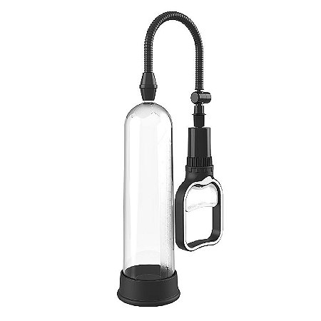 Bomba peniana manual com tubo extra longo - 25x8cm
