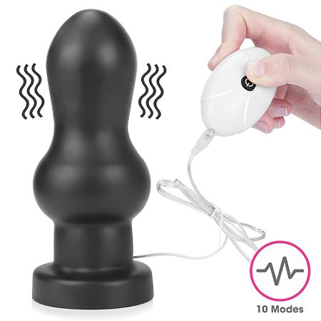 LOVETOY Rammer King Sized - Plug Anal com vibrador - 18x8,3 cm