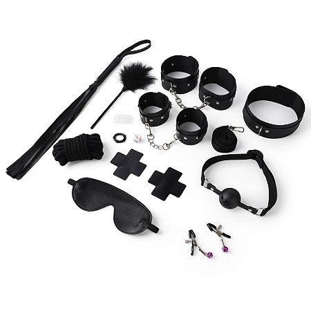 Kit BDSM Bondade - Completo com 14 Acessórios