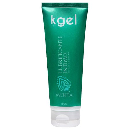 KGEL LUBRIFICANTE INTIMO FACILITADOR DE PENETRAÇÃO VAGINAL E ANAL A BASE D'ÁGUA - 80GR - AROMA MENTA